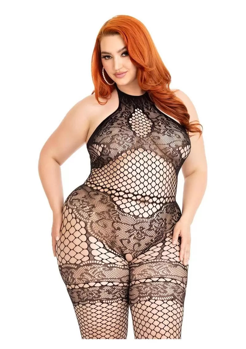 Industrial Net Halter Bodystocking