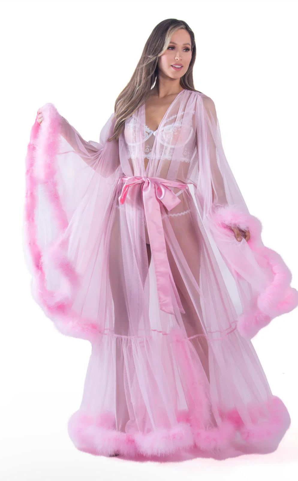 HOLLYWOOD GLAM LUXURY ROBE O/S
