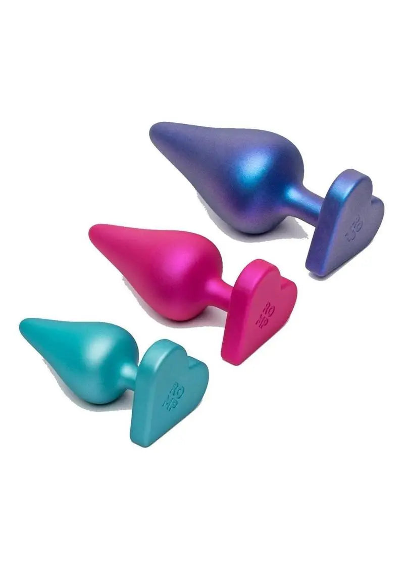 Romp Luster Silicone Anal Plug – Purple/Pink