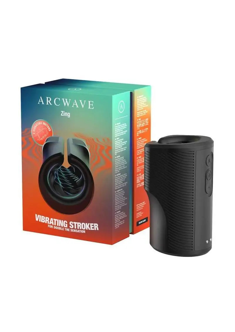 Arcwave Zing Rechargeable Silicone Vibrating Half Sleeve Dual Motor Masturbator