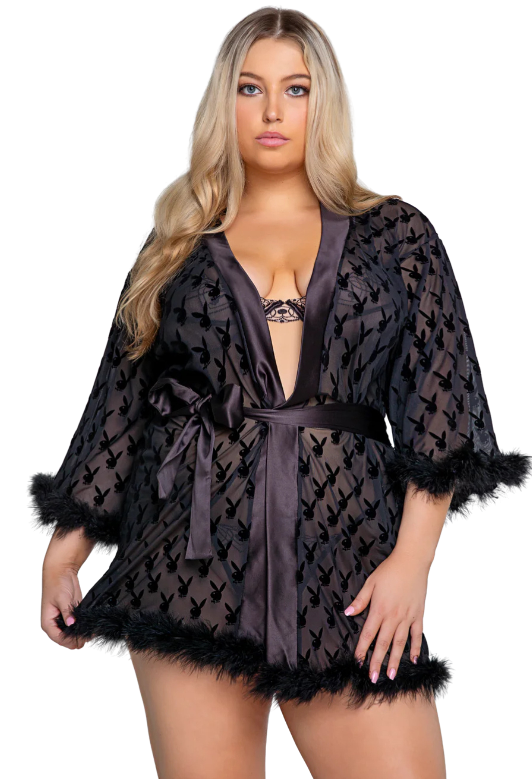 Playboy Bunny Noir Robe