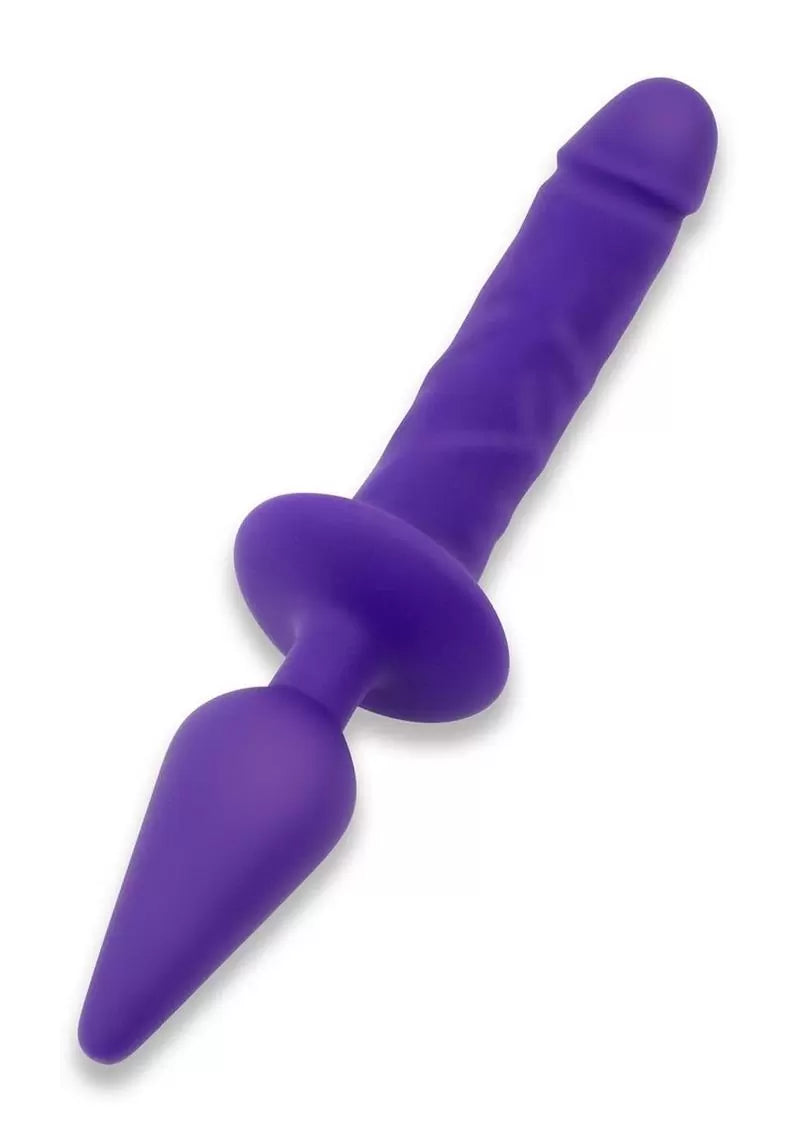 Together Toys Double Pleasure Rechargeable Silicone Couples Vibrator – Purple