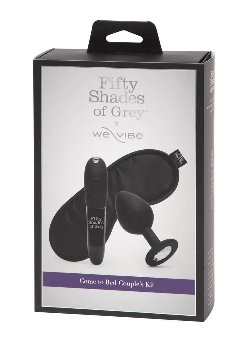 Fifty Shades of Grey X We-Vibe Come to Bed Rechargeable Silicone Couples Kit – Black