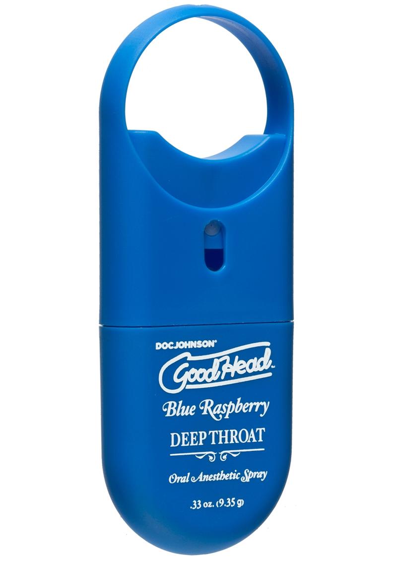 Goodhead Deep Throat To Go Oral Anesthetic Spray Strawberry .33 Ounce