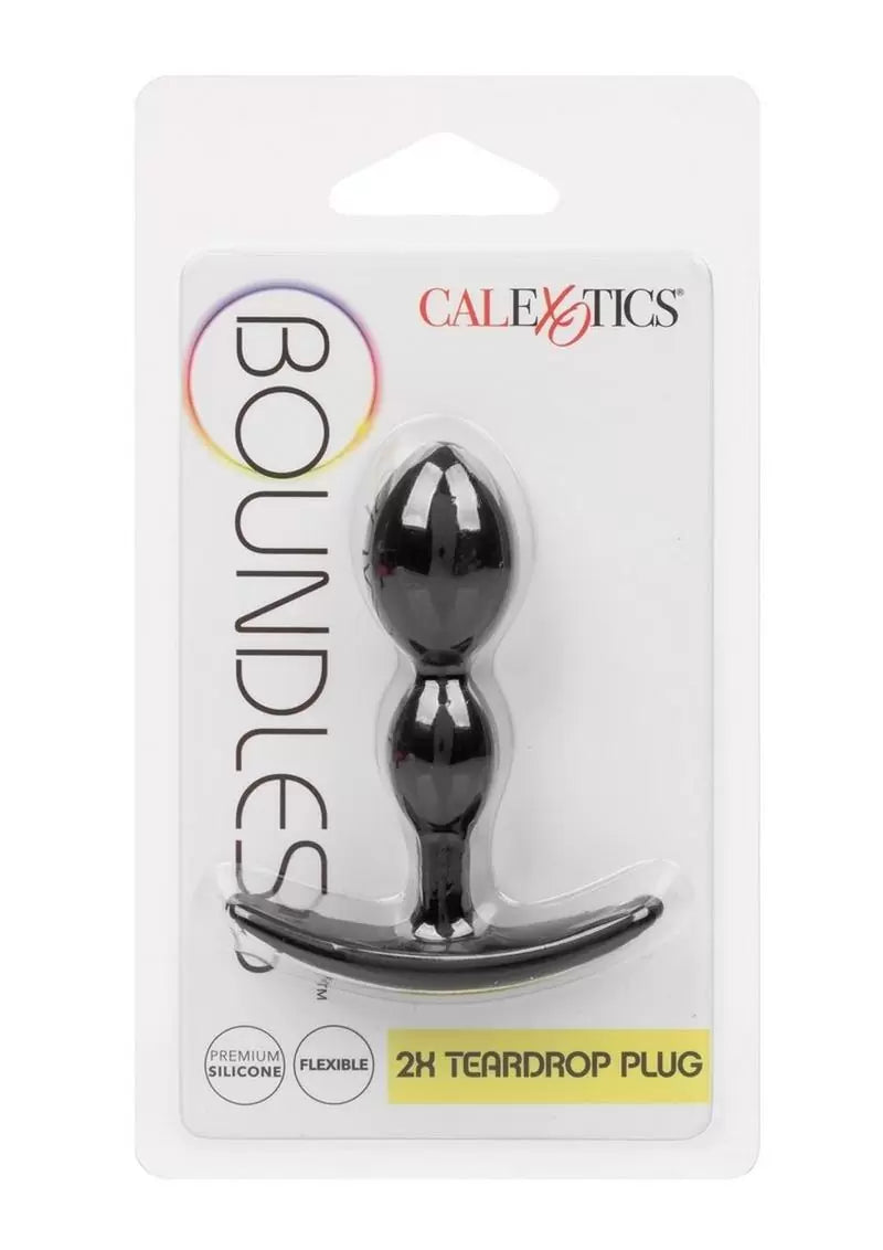 Boundless 2X Teardrop Silicone Anal Plug