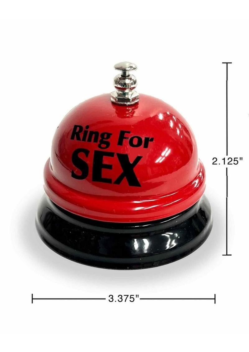 Ring The Bell for Sex Desk Bell – Red/Black