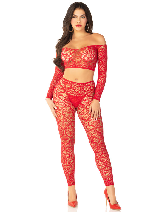 Red 2pc Hearts